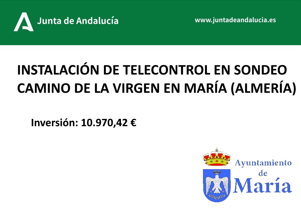 INSTALACIÓN DE TELECONTROL EN SONDEO CAMINO DE LA VIRGEN